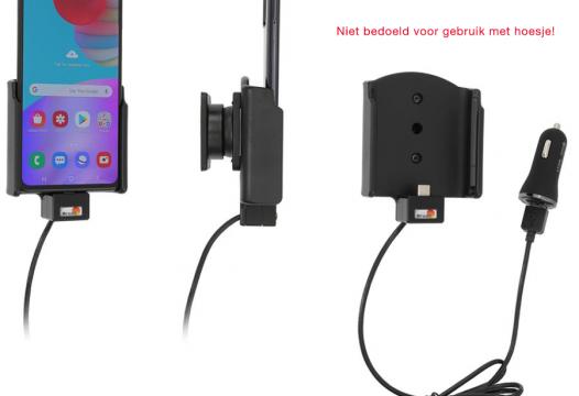 houder/lader Samsung Galaxy A41 USB sig.plug