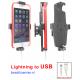 houder Apple iPhone Xs Max / 8 Plus / 7 Plus / 6 Plus m/skin lightning->USB kab