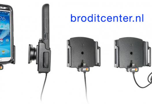 h/l micro-usb verstelb. b.75-89/d12-16 mm met USB sig
