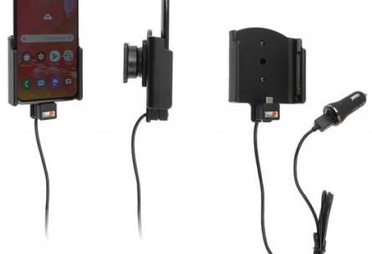 houder/lader Samsung Galaxy A70 USB sig.plug
