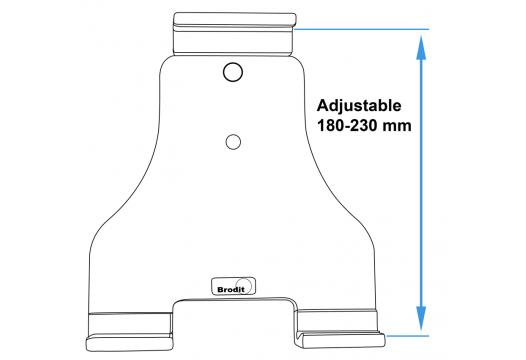 houder Universeel Tablet 180-230mm