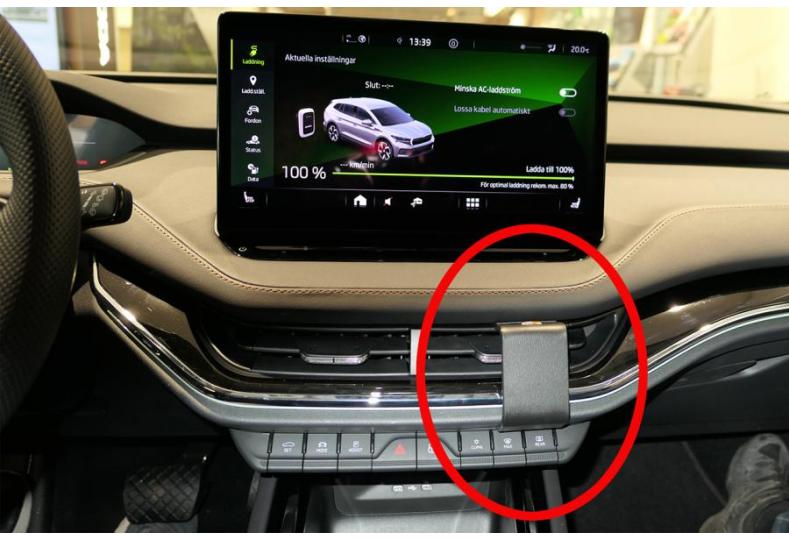 Auto Zonnebrilhouder Brillenkoker Brilhouder voor Skoda Enyaq iV 2021