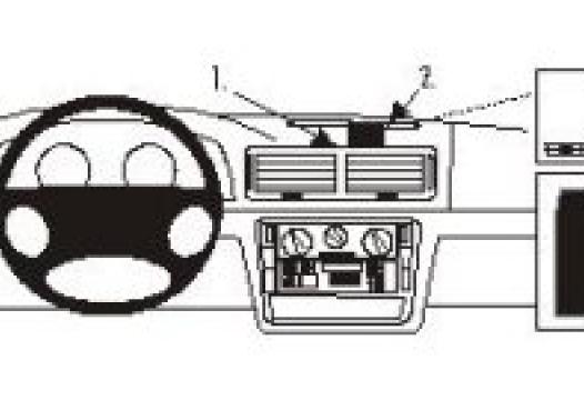 Proclip Volkswagen Passat 97-05 taxameter mount