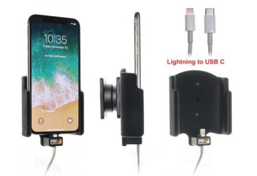 houder Apple iPhone Xs / X Padded  lightning->USB-C