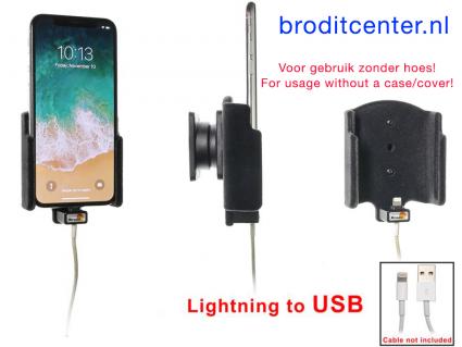 houder Apple iPhone Xs / X Padded lightning->USB kabel