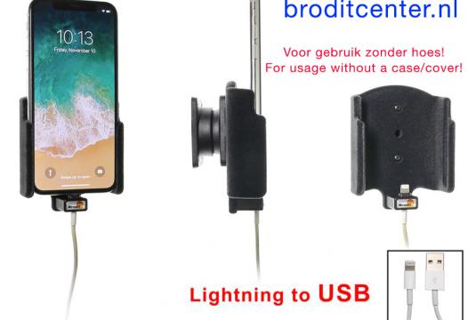 houder Apple iPhone Xs / X Padded lightning->USB kabel