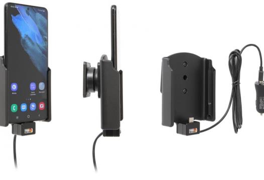 houder/lader Samsung Galaxy S21 Plus 5G USB sig.plug