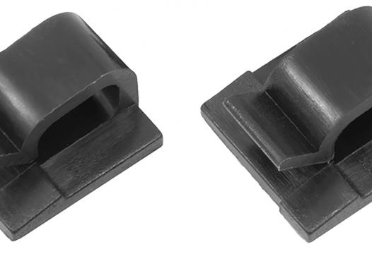 adhesive cable clips (2-pack) max.3.5mm thickness