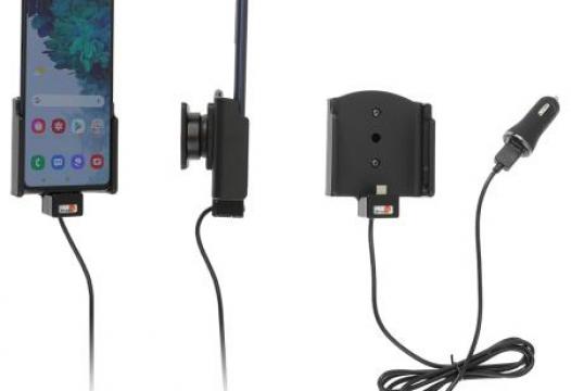 houder/lader Samsung Galaxy S20 FE USB sig.plug (zonder hoesje)
