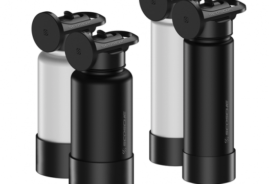 MagicMount Flask 32oz Stainless Steel Water Bottle (Black)
