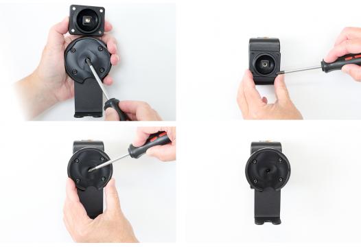 houder/support met Magnetic Charger Qi2 25W - zwart