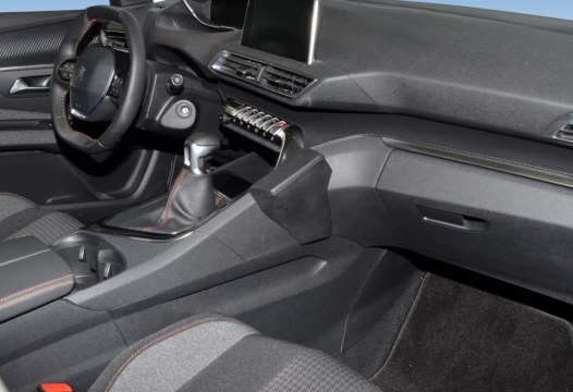 console Peugeot 3008 2016- Zwart