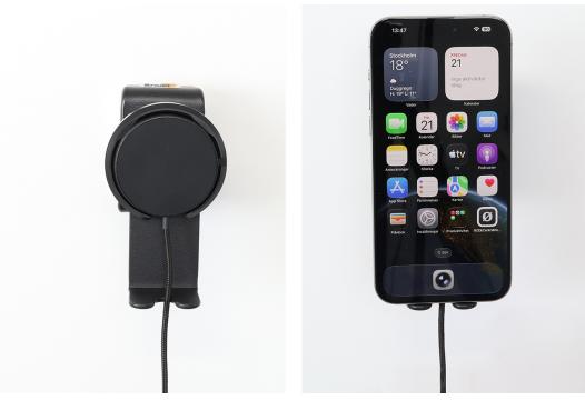 houder/support met Magnetic Charger Qi2 25W - zwart