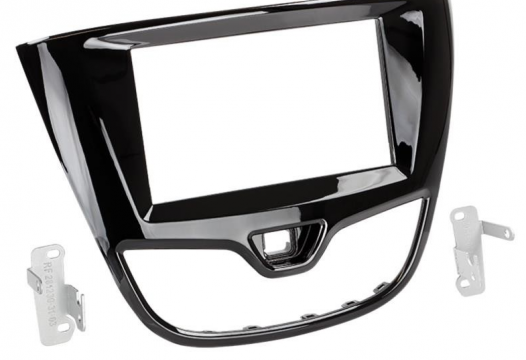 ECO 2-DIN FRAME Opel Karl 2015- Piano Zwart