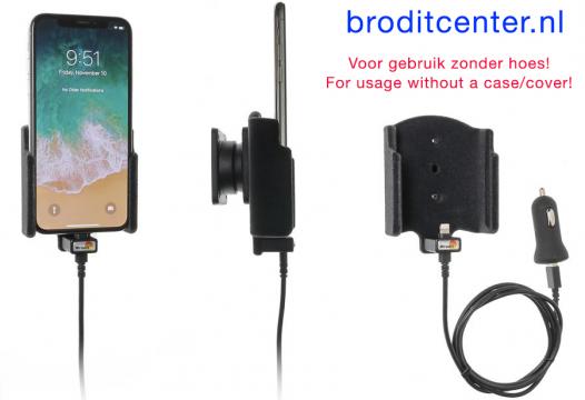 houder/lader met USB Apple iPhone X / Xs - padded