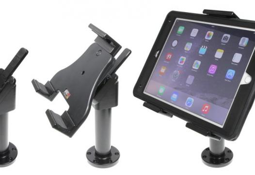 verstelbare tablet houder 140-195mm op een pedestal mount