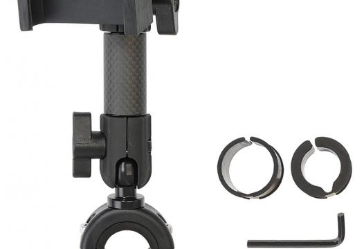 Motorcycle mount + holder 56-92mm  20-32mm bar/H123mm
