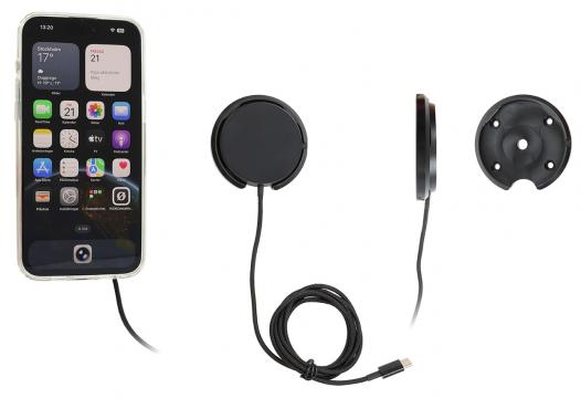 houder met Magnetic Charger Qi2 25W - zwart