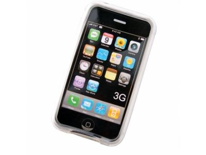 Siliconen hoes Apple iPhone 3G Transparant