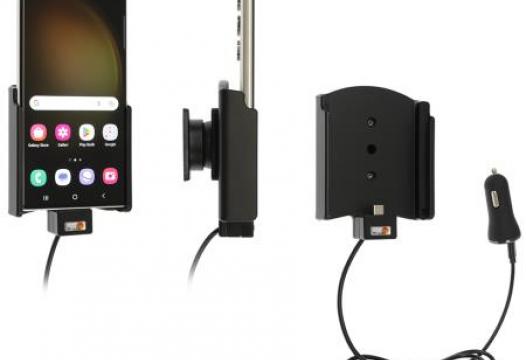 houder/lader Samsung Galaxy S23 Ultra USB sig.plug (zonder hoesje)
