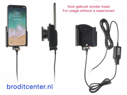 houder lader Apple iPhone Xs / X vaste montage padded