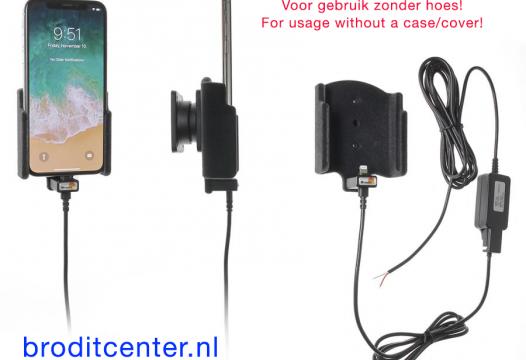 houder lader Apple iPhone Xs / X vaste montage padded