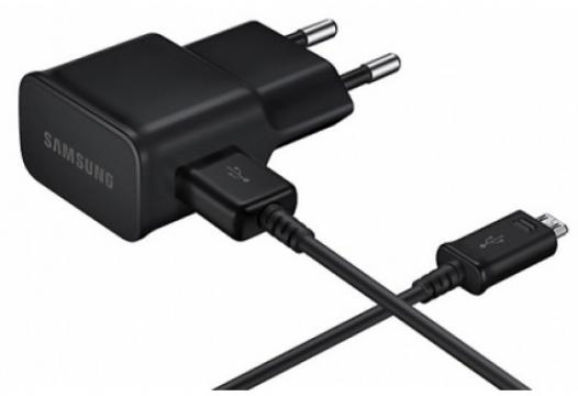 Reislader 230V Samsung EP-TA20EWE quickcharger + usb-c-zwart