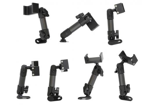 Motorcycle mount + holder 56-92mm mirror hole/H123mm