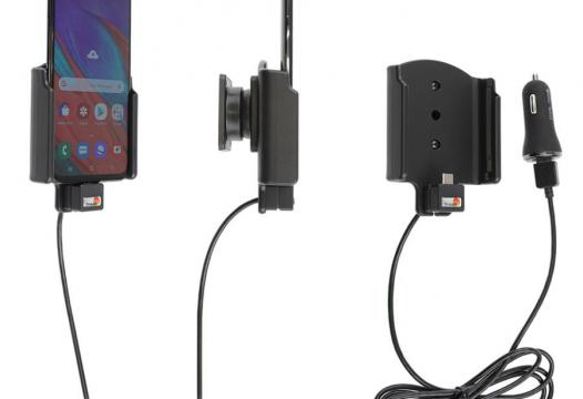 houder/lader Samsung Galaxy A40 USB sig.plug