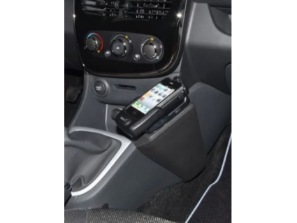console Renault Clio 2013- zwart