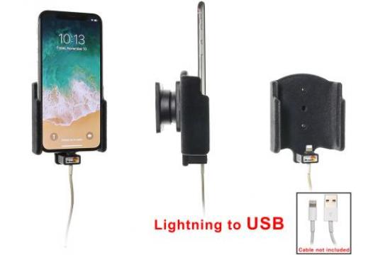 houder Apple iPhone Xs / X Padded lightning->USB kabel