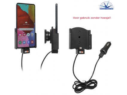 houder/lader Samsung Galaxy A51 USB sig.plug