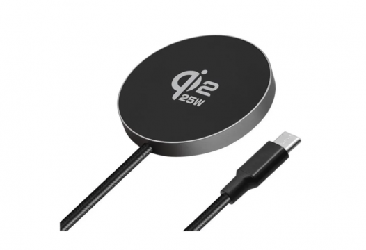 Lader Magsafe Apple wireless 15W usbC zwart (Qi2) Bulk.