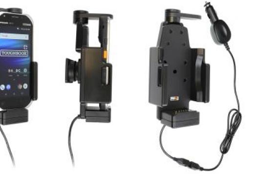 houder/lader Panasonic FZ-T1 sig.plug - 3A-swiveling top