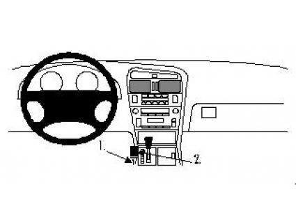 Proclip Lexus GS Series 98-04 Console mount