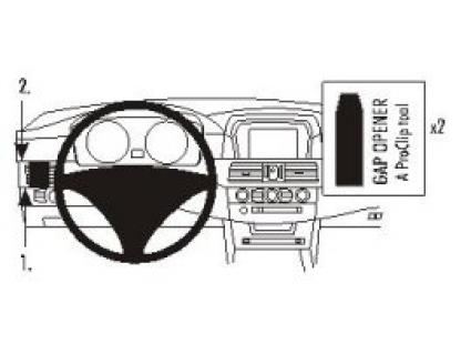 Proclip BMW 520-545/M5 E60 04- leftmounted