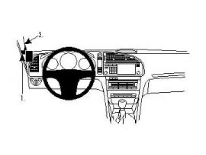 Proclip Saab 9-3 03- Angled High (NOT for cabrio)