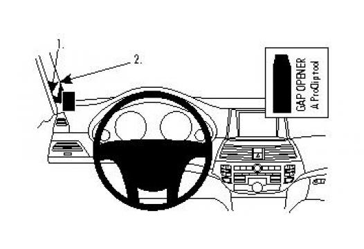 Proclip Honda Accord Coupe 08-