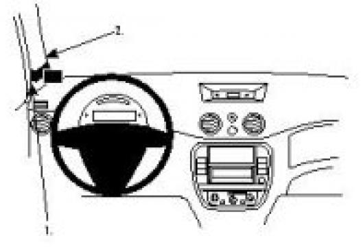 Proclip Citroen C3 II 06- 