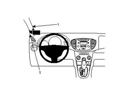 Proclip Hyundai Coupe 97-     console