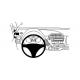 Proclip Honda Jazz 09- leftmounted