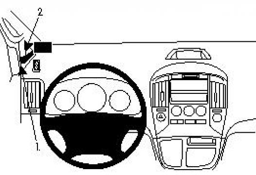 Proclip Hyundai H1 09-10 -