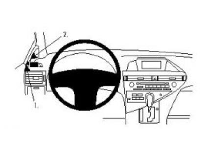 Proclip Lexus RX 350 09- Leftmounted