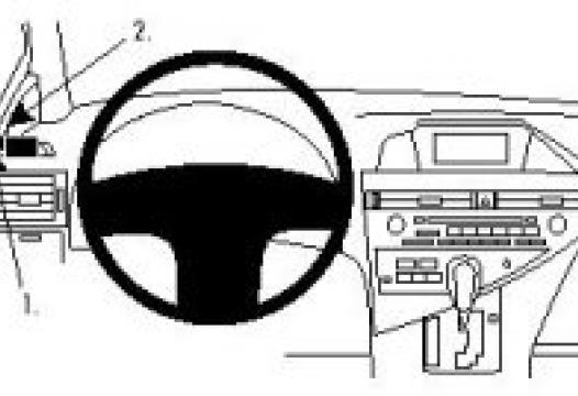 Proclip Lexus RX 350 09- Leftmounted