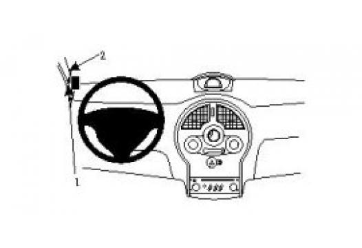 Proclip Renault Modus 05-10 Left mount