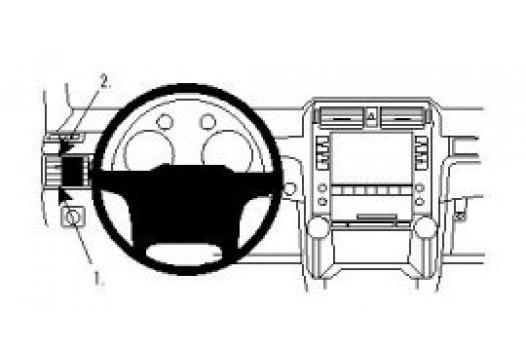 Proclip Lexus GX 460 10- Left mount