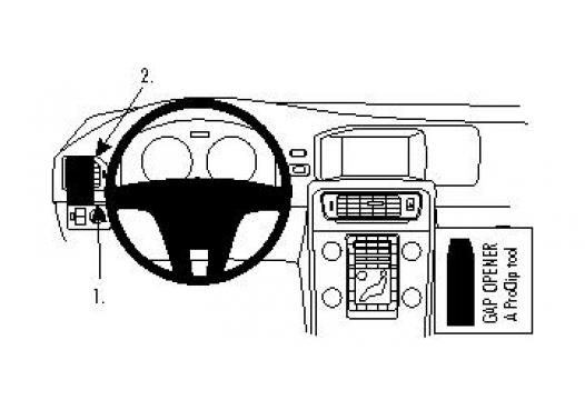 Proclip Volvo S60/ V60 11- Left mount