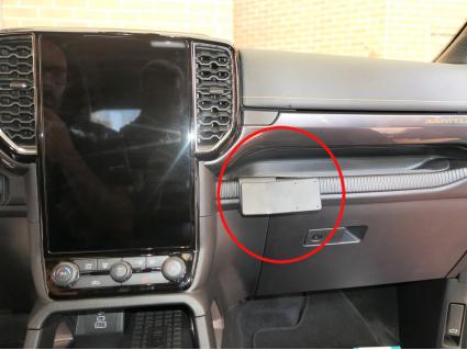 Proclip Ford Ranger 23- Angled mount-smaller tablets