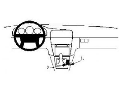 Proclip Volvo S40/Mits.Carisma console