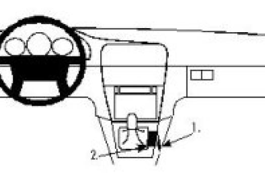 Proclip Volvo S40/Mits.Carisma console